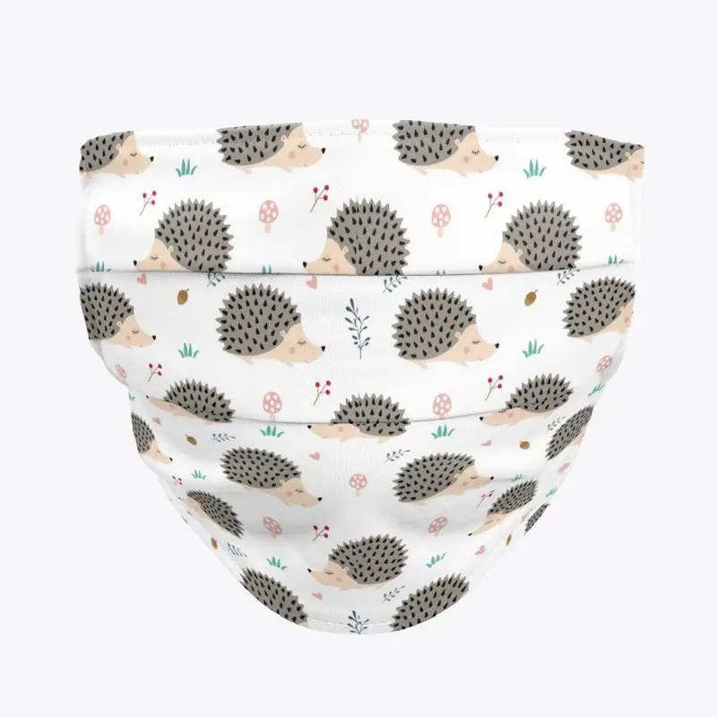 Hedgehog Patterned Mask